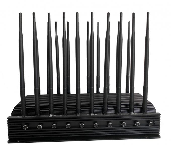 Регулируемый 5G 20Bands Wifi сигнальный джаммер сотовый телефон GPS UHF VHF 0