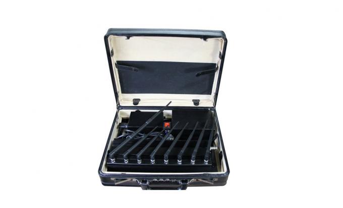 Сумочка 8 полос 4G Мобильный телефон джаммер сигнала, WiFi GPS джаммер UHF VHF джаммер с дистанционным управлением 0